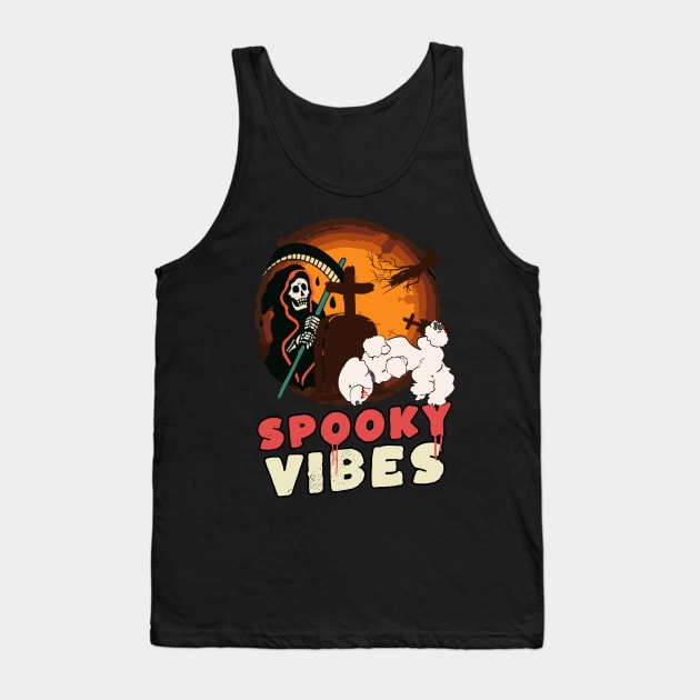 Spooky Vibes Tank Top by Cheeky BB